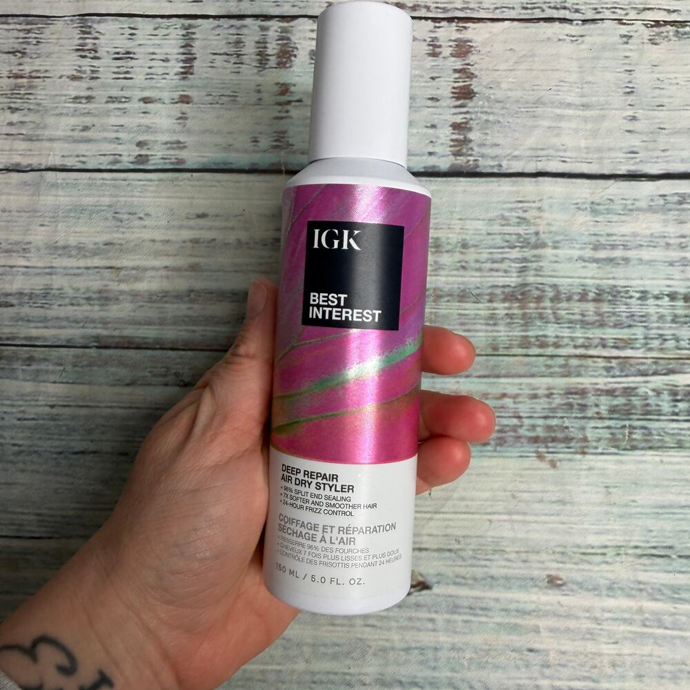 IGK Best Interest Deep Repair Air Dry Styler 5 oz